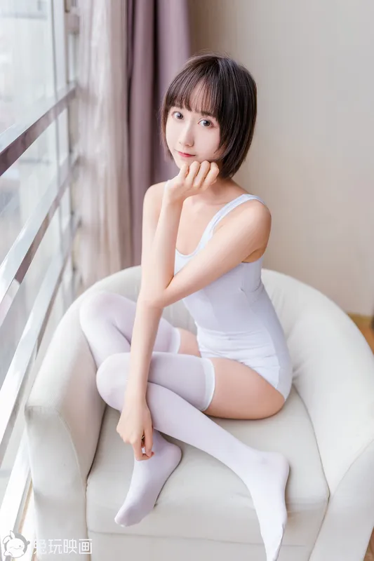 兔玩映画 夏日泳装 Vol.057 短发女孩 - 兔玩映画